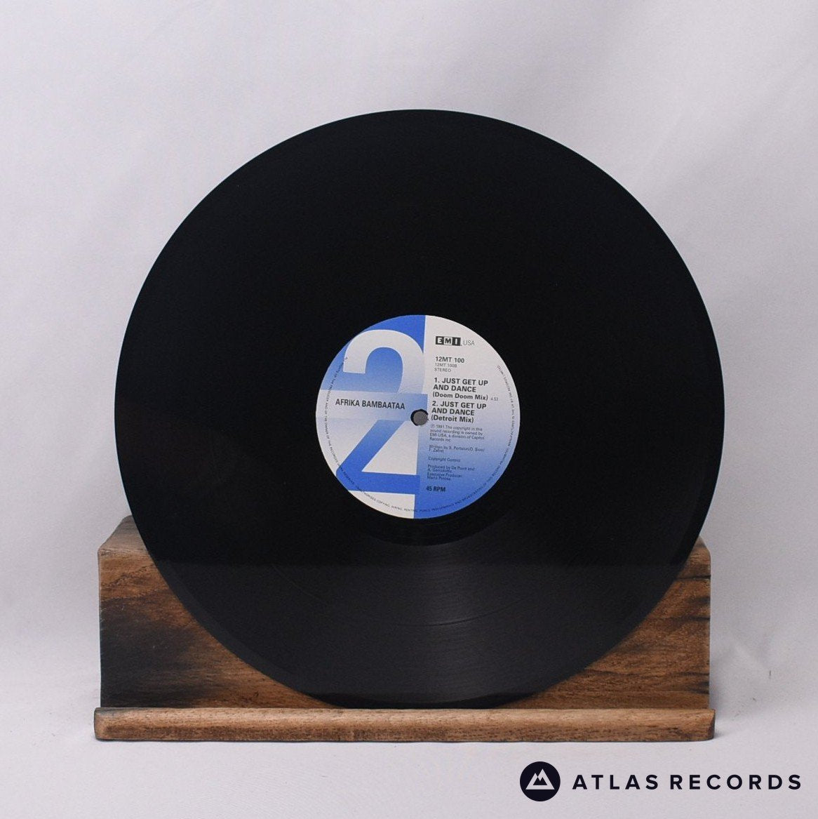Afrika Bambaataa - Just Get Up And Dance - 12" Vinyl Record - EX/VG+