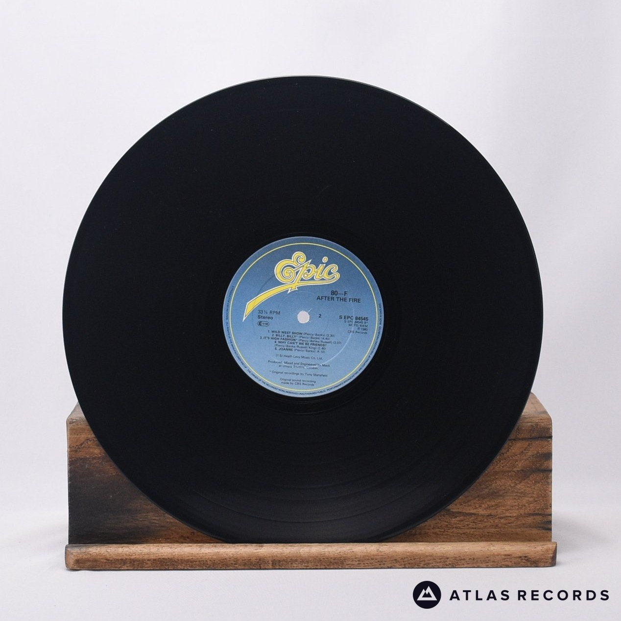 After The Fire - 80-f - Insert LP Vinyl Record - VG+/VG+