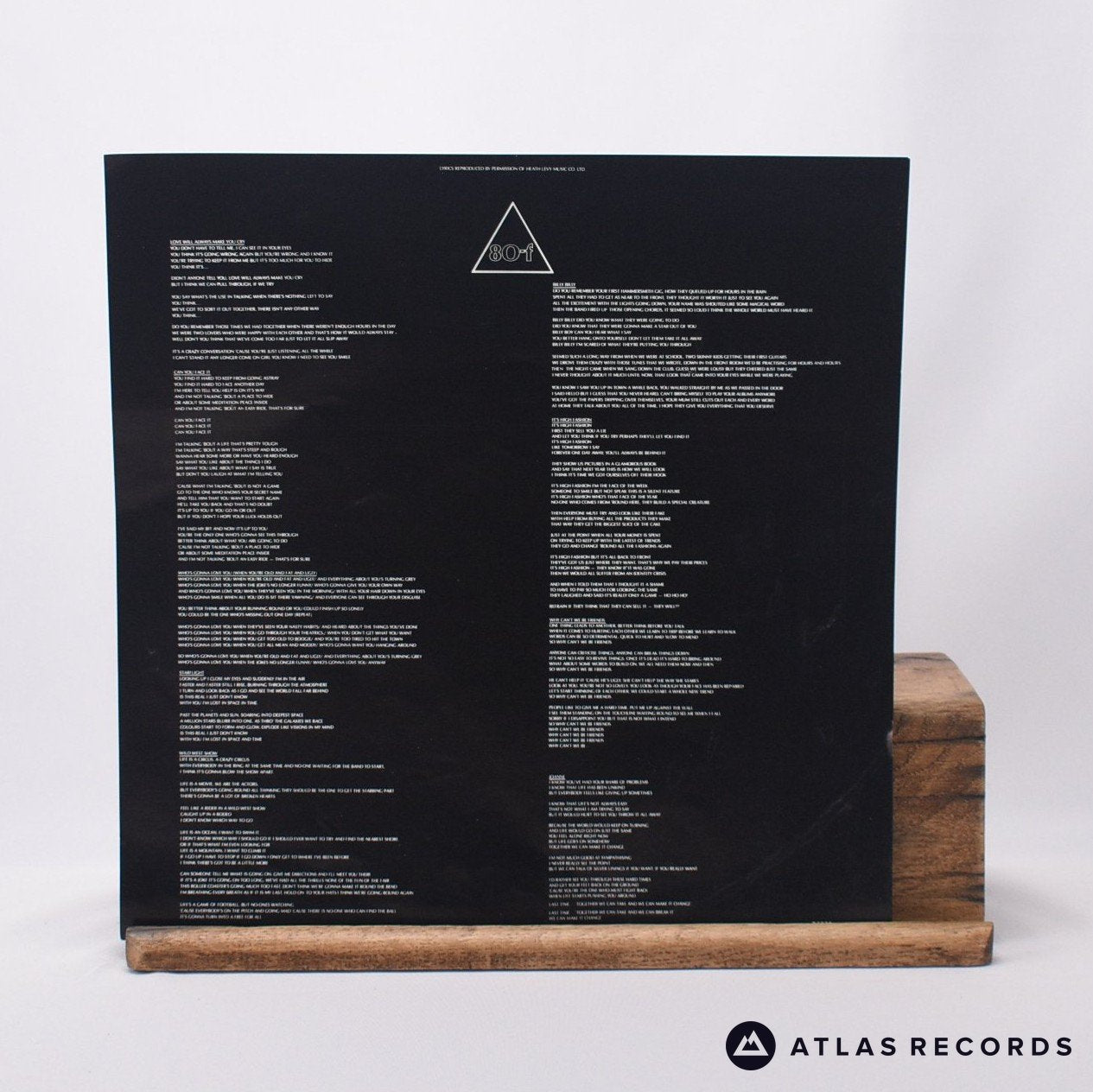 After The Fire - 80-f - Insert LP Vinyl Record - VG+/VG+