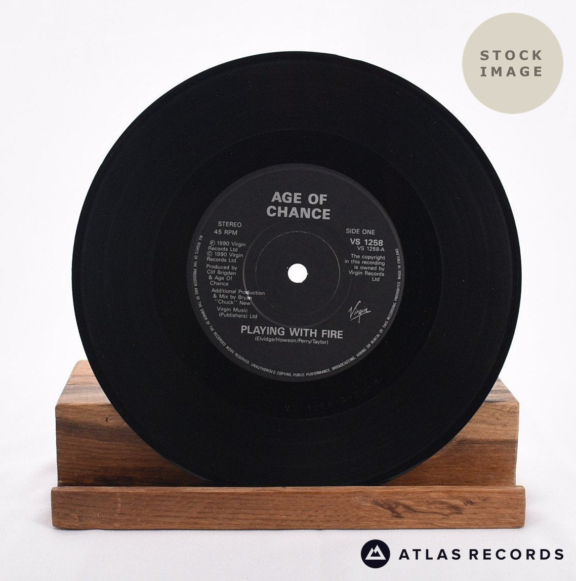 Age Of Chance - Playing With Fire - 7" Vinyl Record