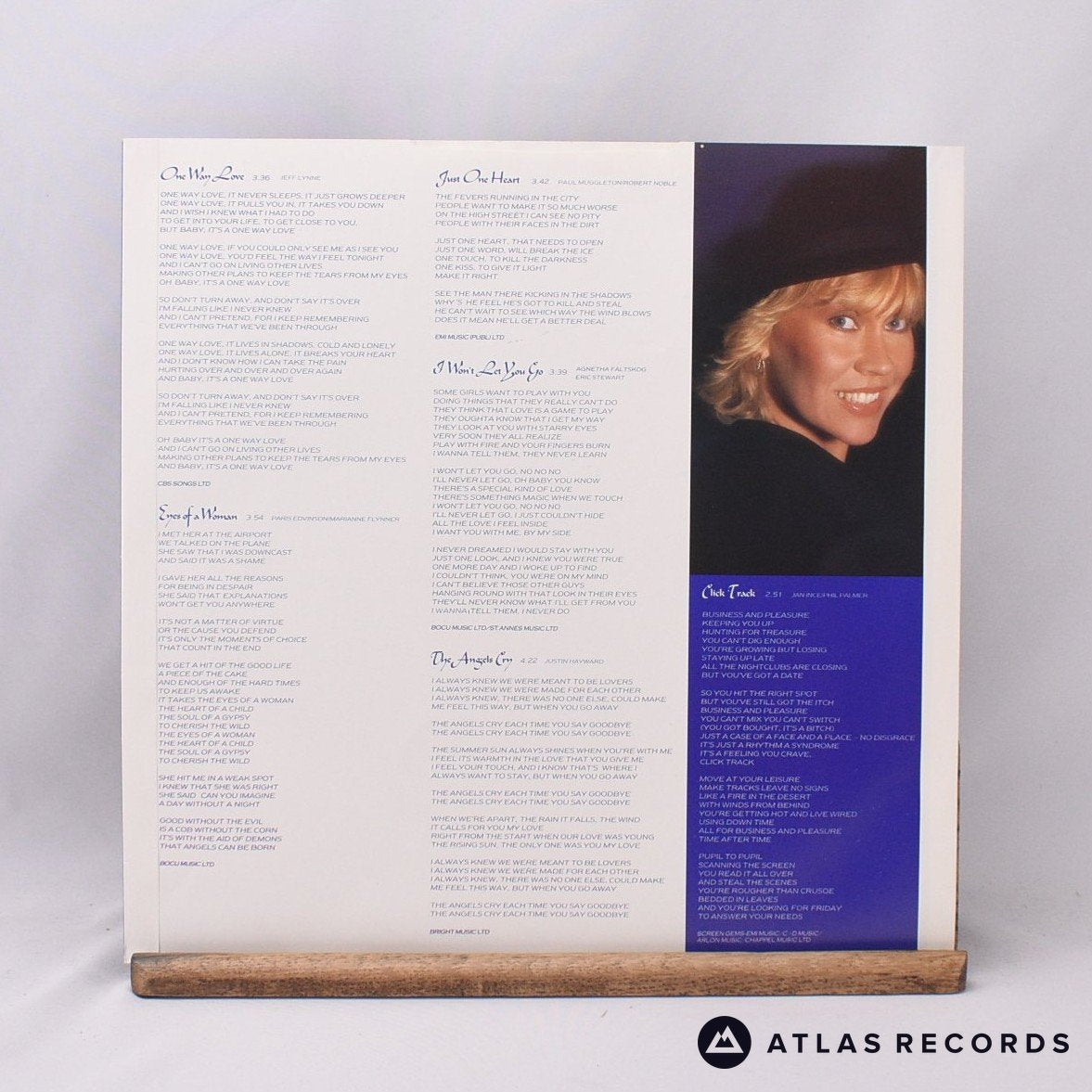 Agnetha Fältskog - Eyes Of A Woman - LP Vinyl Record - EX/EX