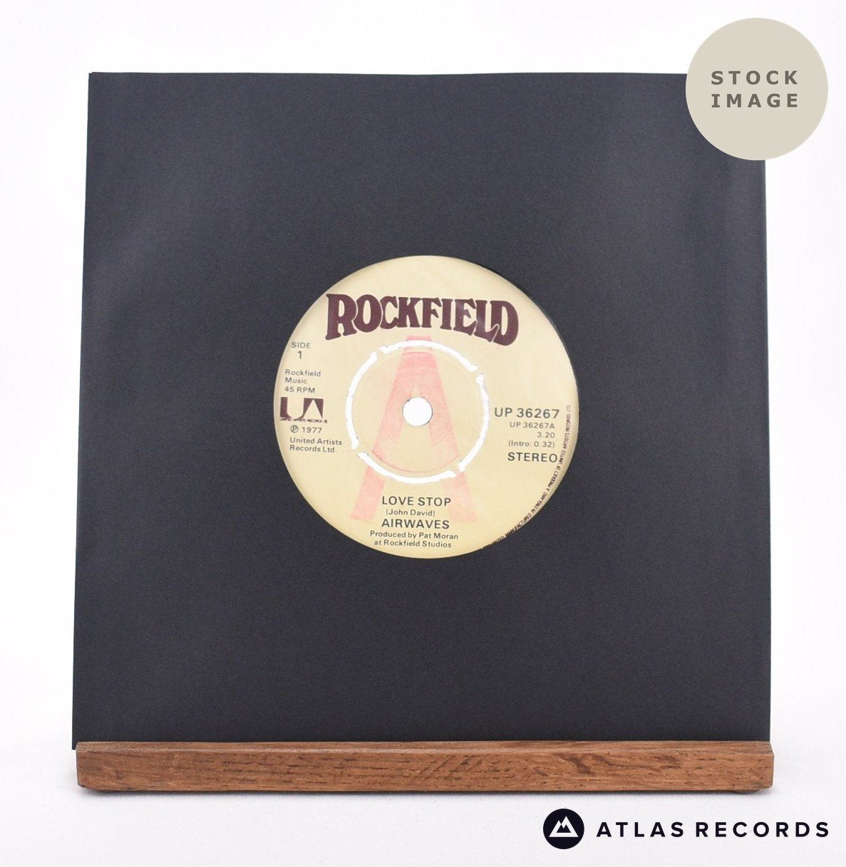 Airwaves - Love Stop - Promo 7" Vinyl Record