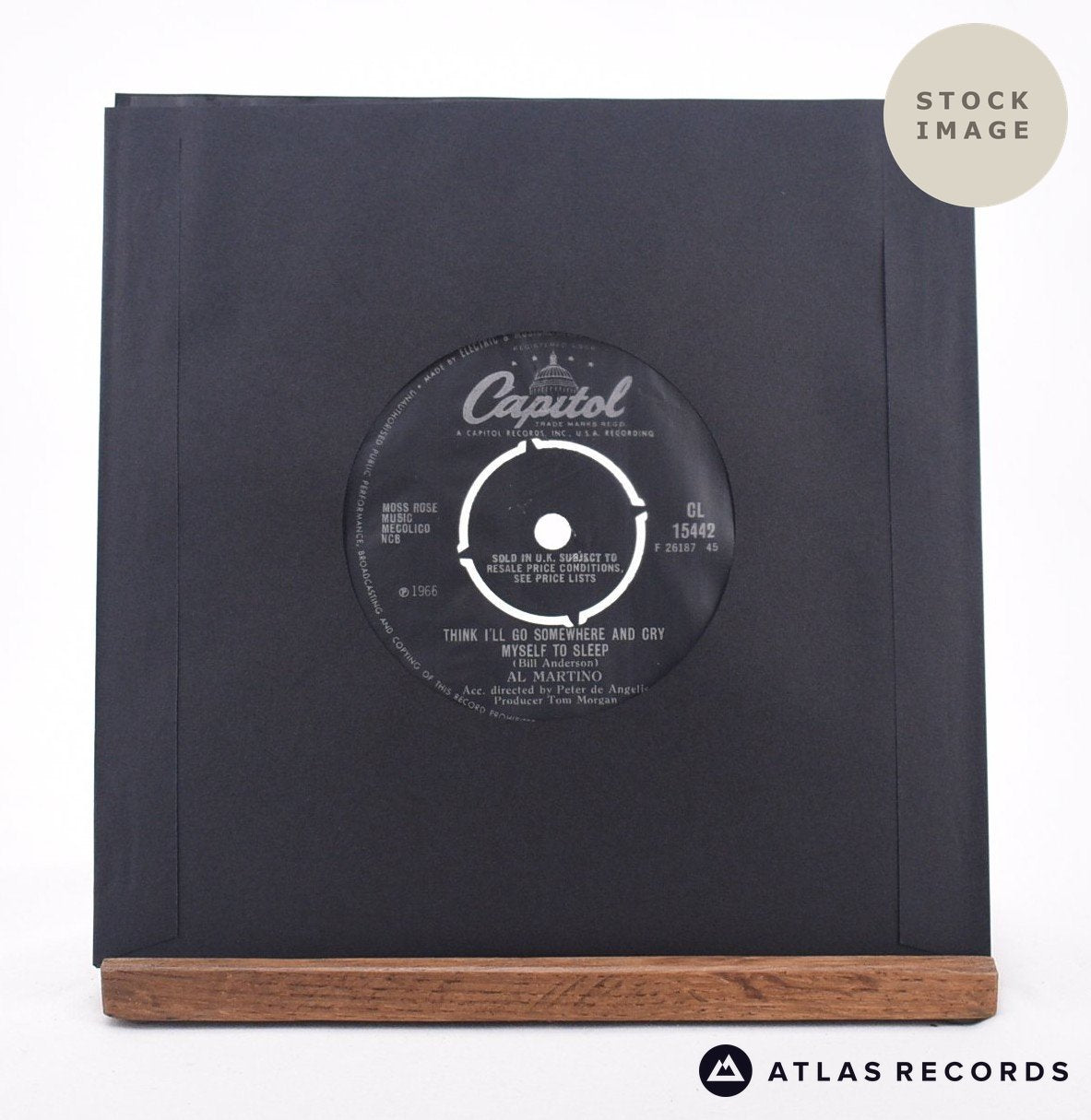 Al Martino - Think I'll Go Somewhere And Cry Myself To Sleep - 7" Vinyl Record