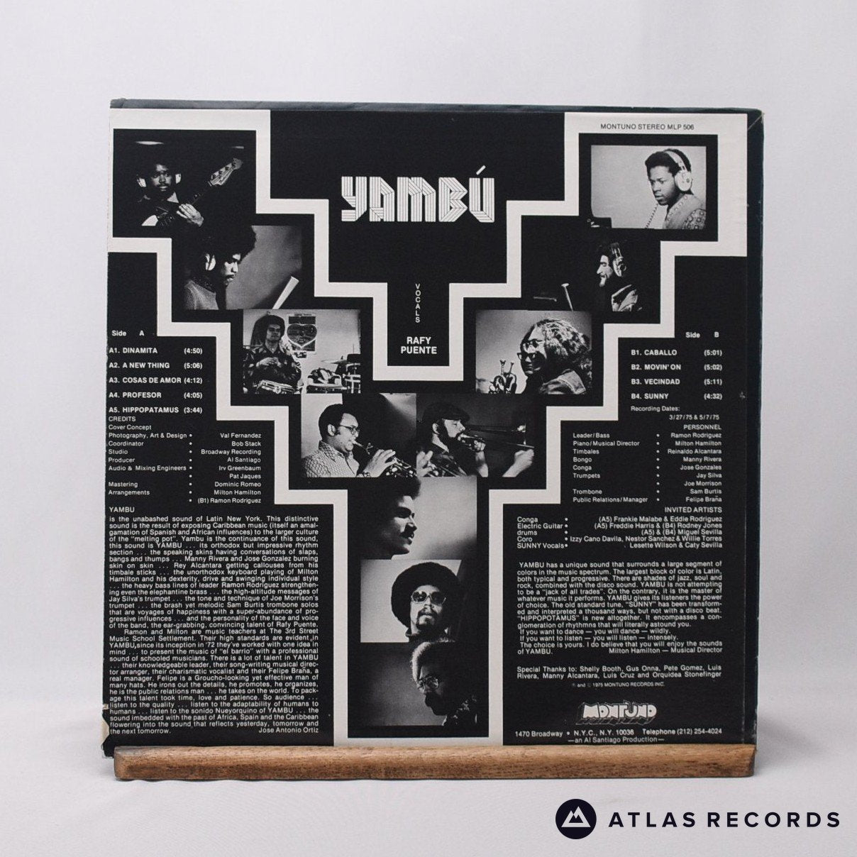 Al Santiago - Yambú - Repress LP Vinyl Record - VG+/EX
