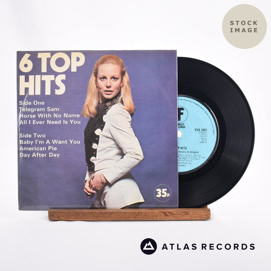Alan Caddy Orchestra & Singers - 6 Top Hits - 7" Vinyl Record