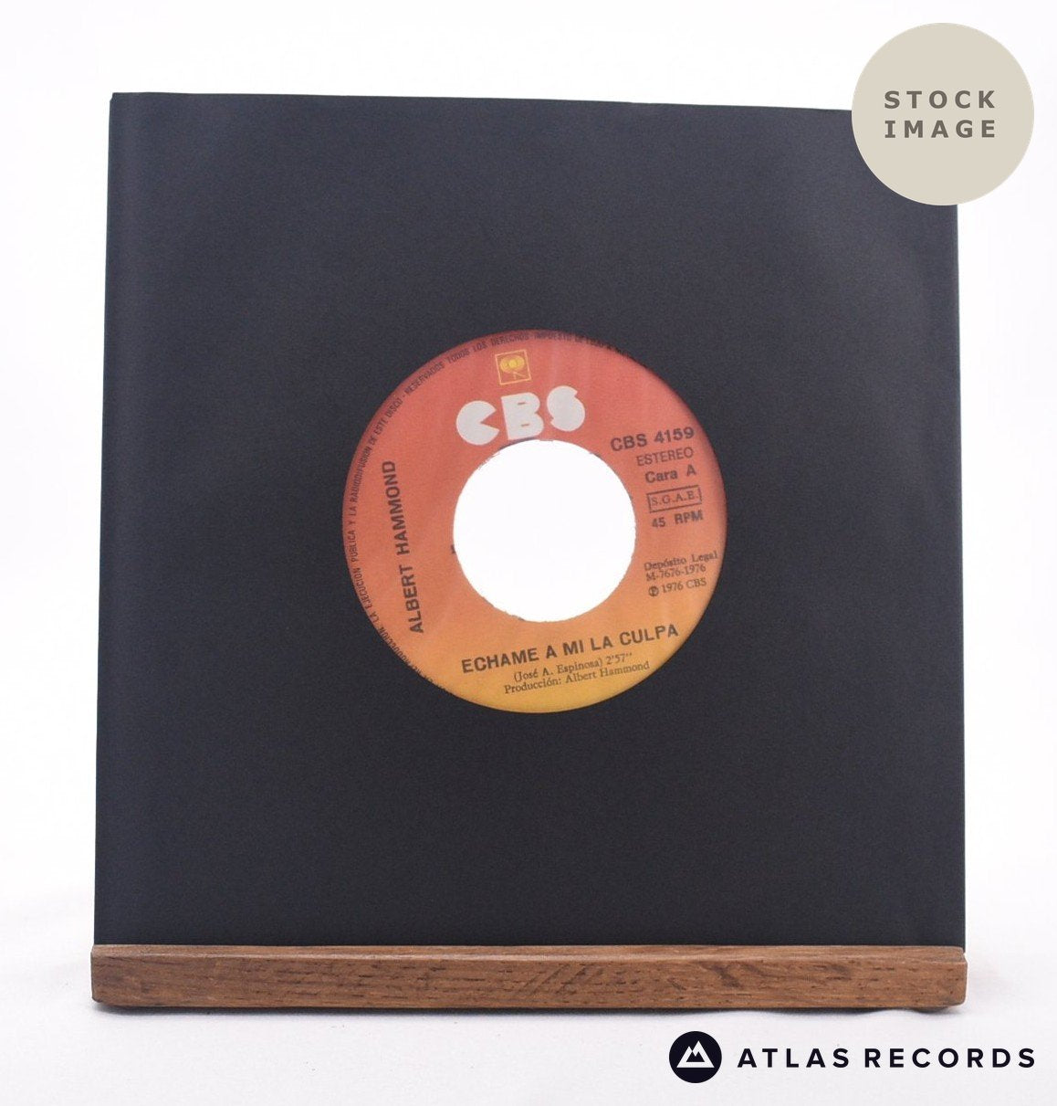 Albert Hammond - Echame A Mi La Culpa - 7" Vinyl Record