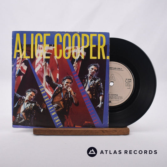 Alice Cooper - For Britain Only - 7" Vinyl Record - VG+/EX