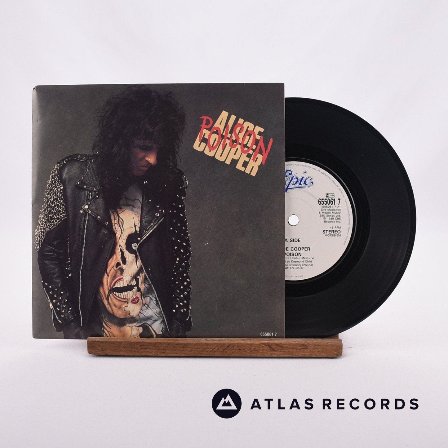 Alice Cooper - Poison - 7" Vinyl Record - EX/VG+