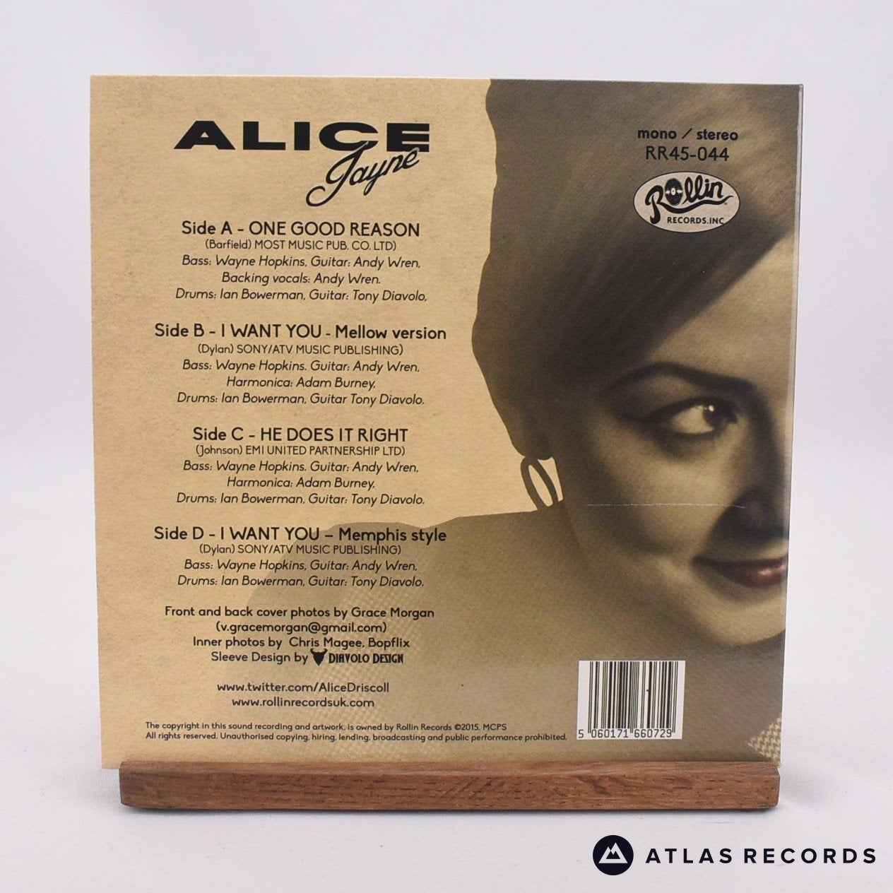 Alice Jayne - One Good Reason - Gatefold 2 x 7" EP Vinyl Record - NM/NM