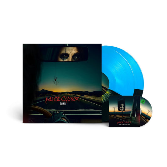 Alice Cooper - Road (Good Records Astroturf Edition-Split Black/Blue With Yellow Splatter Vinyl + DVD-LTD To 1,000)
