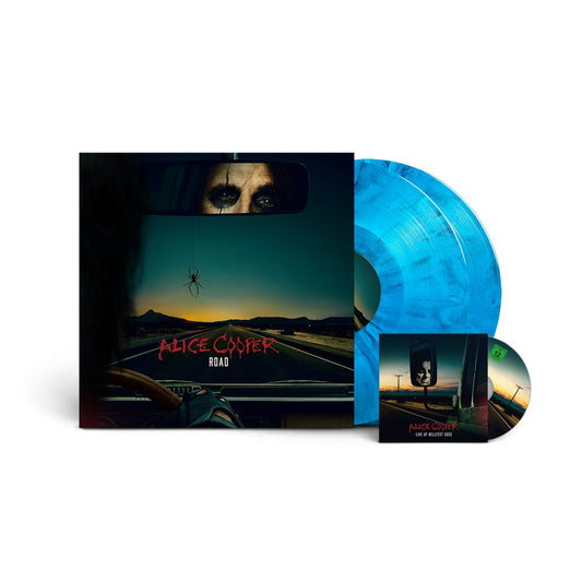 Alice Cooper - Road (Indie Exclusive Blue Marbled 2LP Vinyl + DVD)