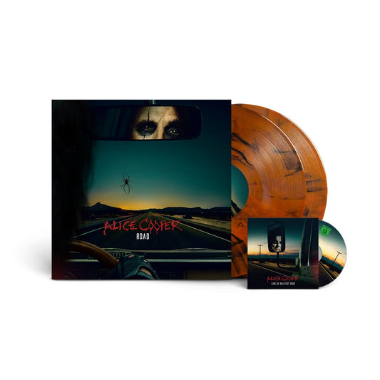 Alice Cooper - Road (Orange Transparent Marbled 2LP Vinyl + DVD)