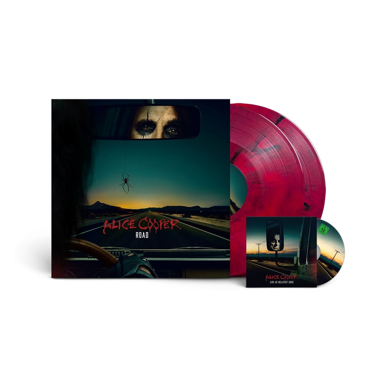 Alice Cooper - Road (Red Marbled 2LP Vinyl + DVD)