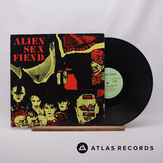 Alien Sex Fiend - Lips Can't Go - 12" Vinyl Record - EX/VG+