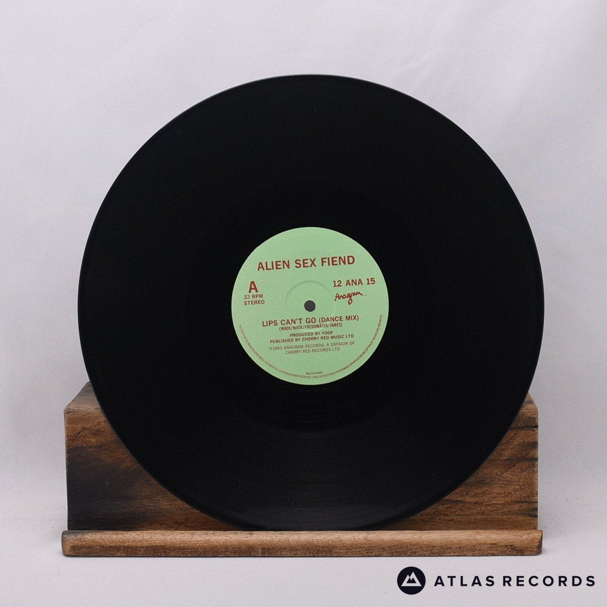 Alien Sex Fiend - Lips Can't Go - 12" Vinyl Record - EX/VG+