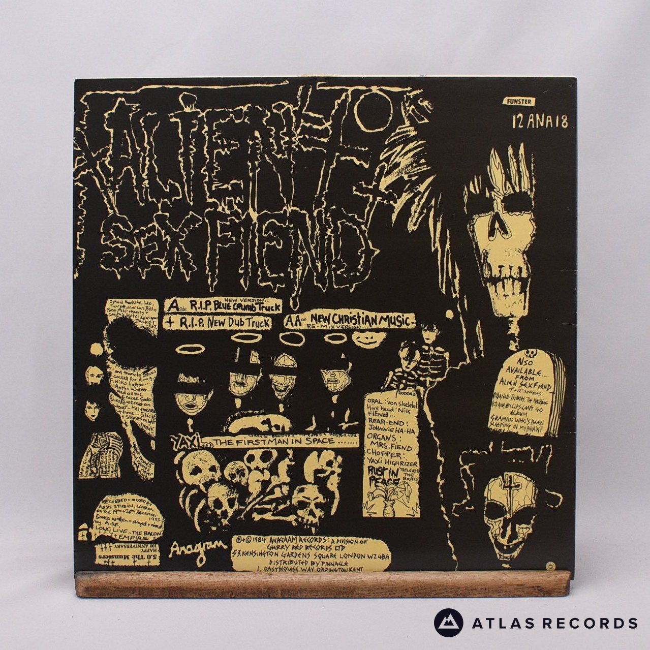 Alien Sex Fiend - R.I.P. / New Christian Music - 12" Vinyl Record - VG+/EX