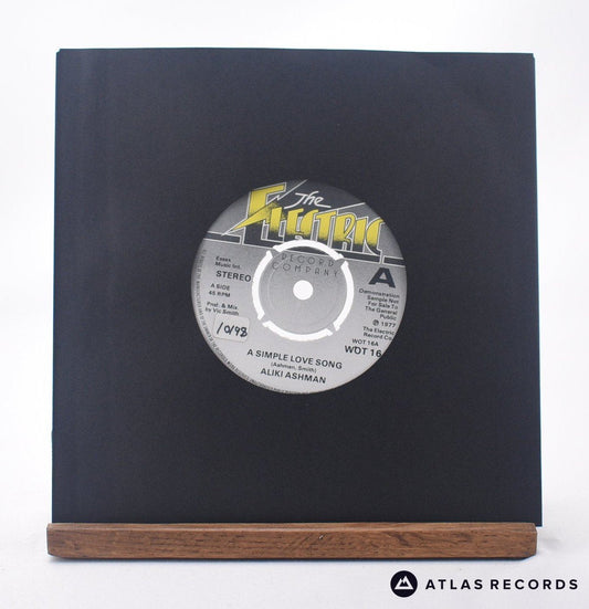 Aliki Ashman - A Simple Love Song - Promo 7" Vinyl Record - NM