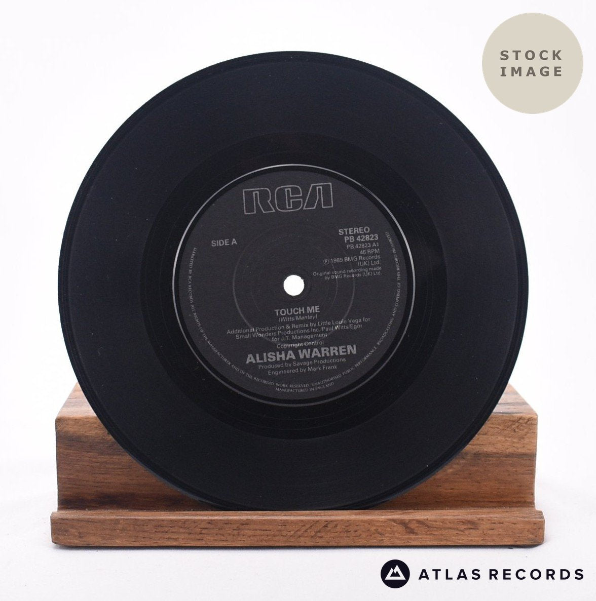 Alisha Warren - Touch Me - 7" Vinyl Record