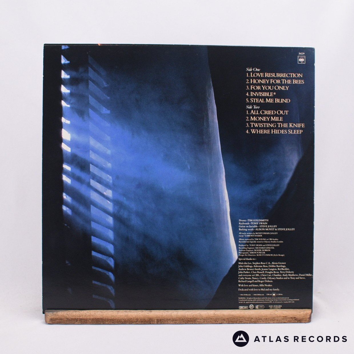 Alison Moyet - Alf - Timtom LP Vinyl Record - EX/EX
