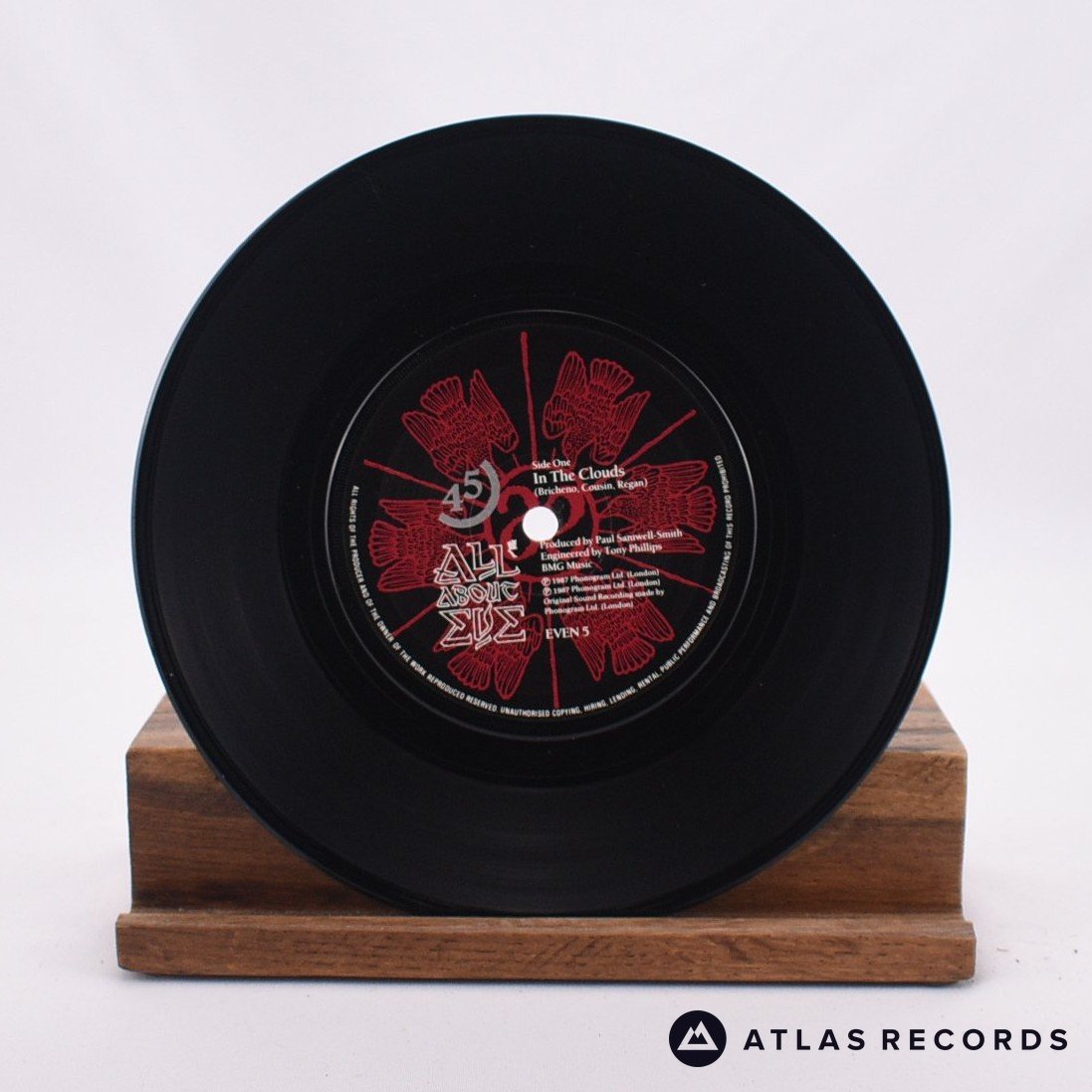 All About Eve - In The Clouds - 7" Vinyl Record - EX/EX