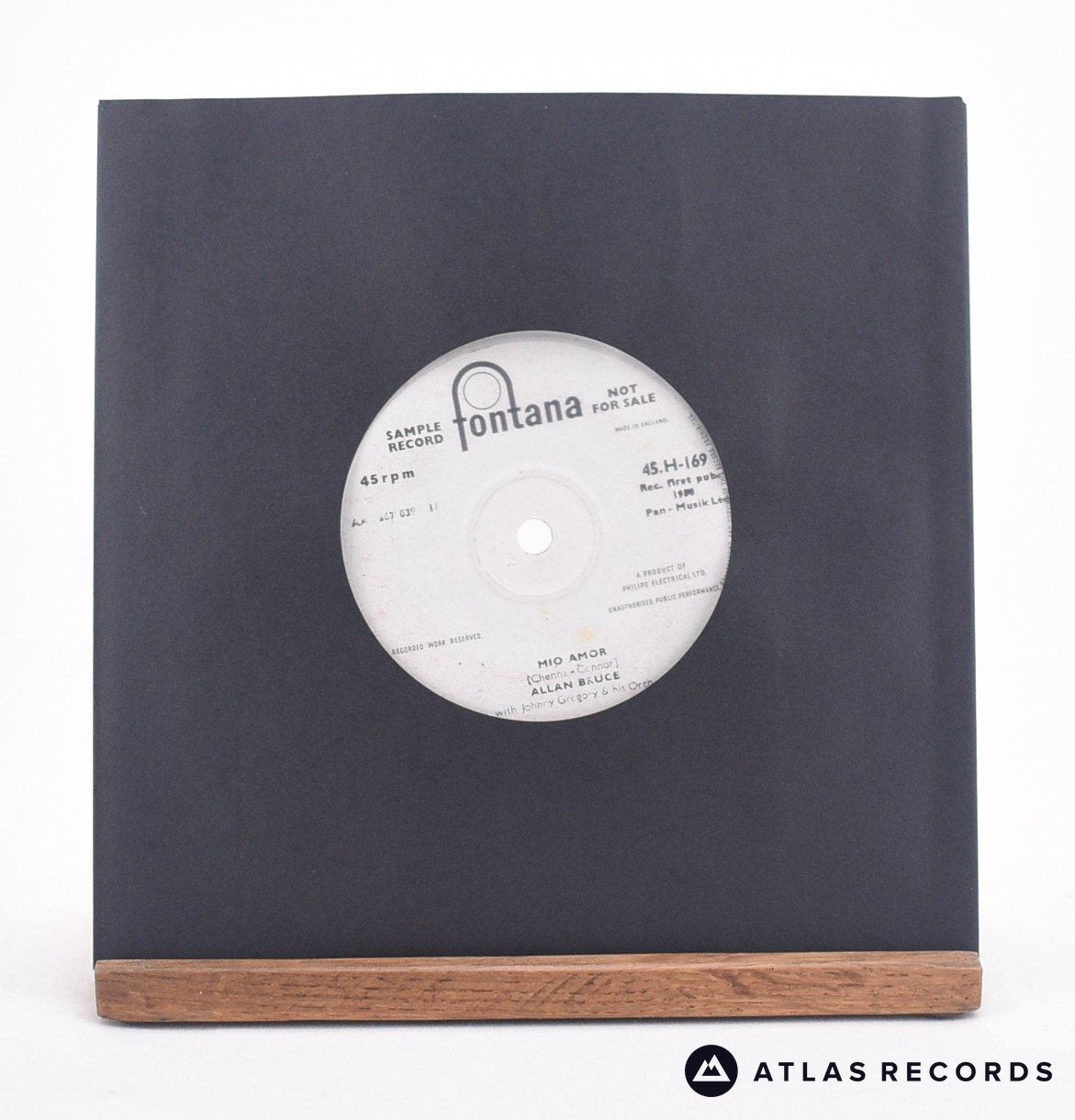 Allan Bruce - Mio Amor - Promo 7" Vinyl Record - VG+