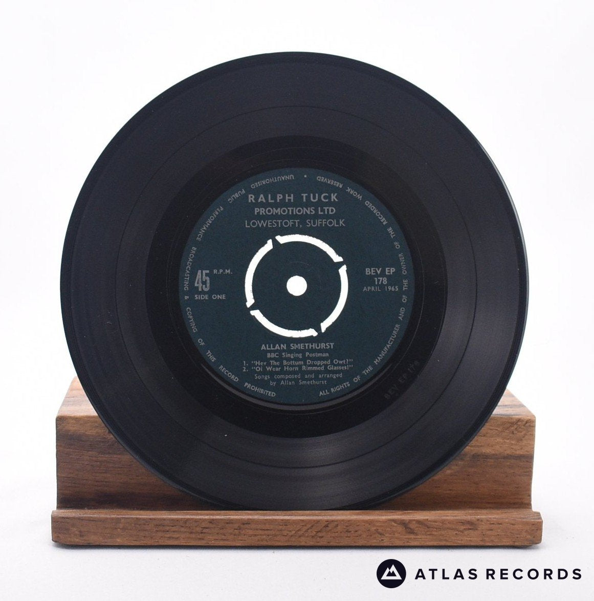 Allan Smethurst - Hev The Bottum Dropped Owt ? - 7" EP Vinyl Record - VG+/VG+