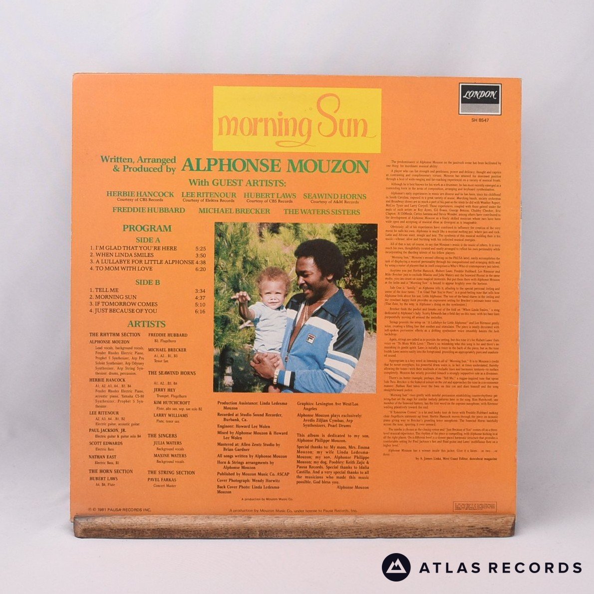 Alphonse Mouzon - Morning Sun - LP Vinyl Record - EX/EX