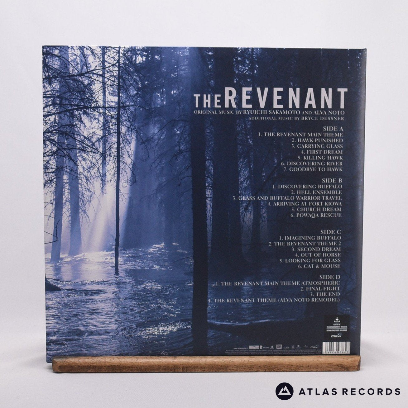 Alva Noto + Ryuichi Sakamoto - The Revenant - Double LP Vinyl Record - NM/EX