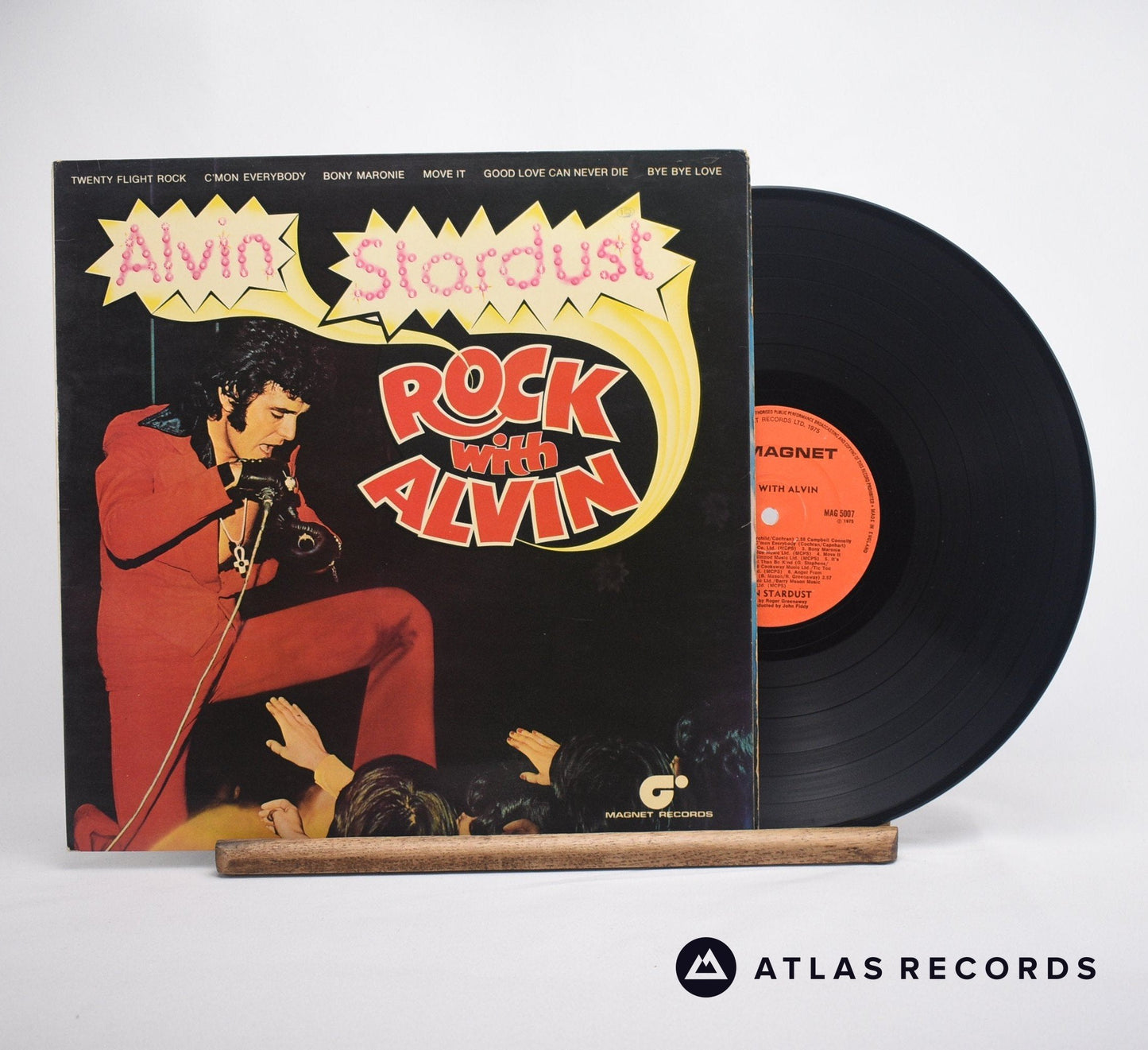 Alvin Stardust - Rock With Alvin - Gatefold LP Vinyl Record - VG+/VG
