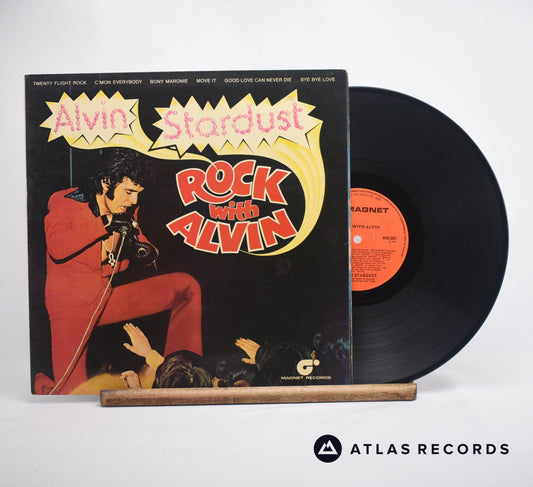 Alvin Stardust - Rock With Alvin - Gatefold LP Vinyl Record - VG+/VG