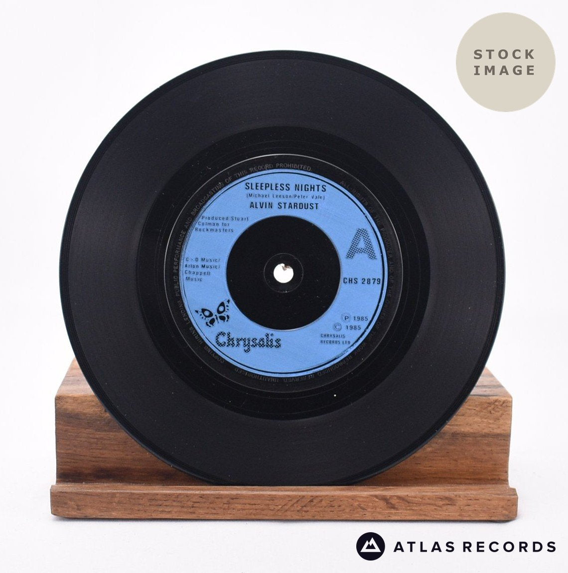 Alvin Stardust - Sleepless Nights - 7" Vinyl Record