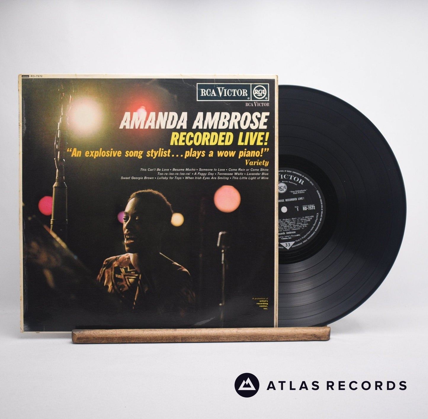 Amanda Ambrose - Amanda Ambrose Recorded Live! - LP Vinyl Record - VG+/VG+