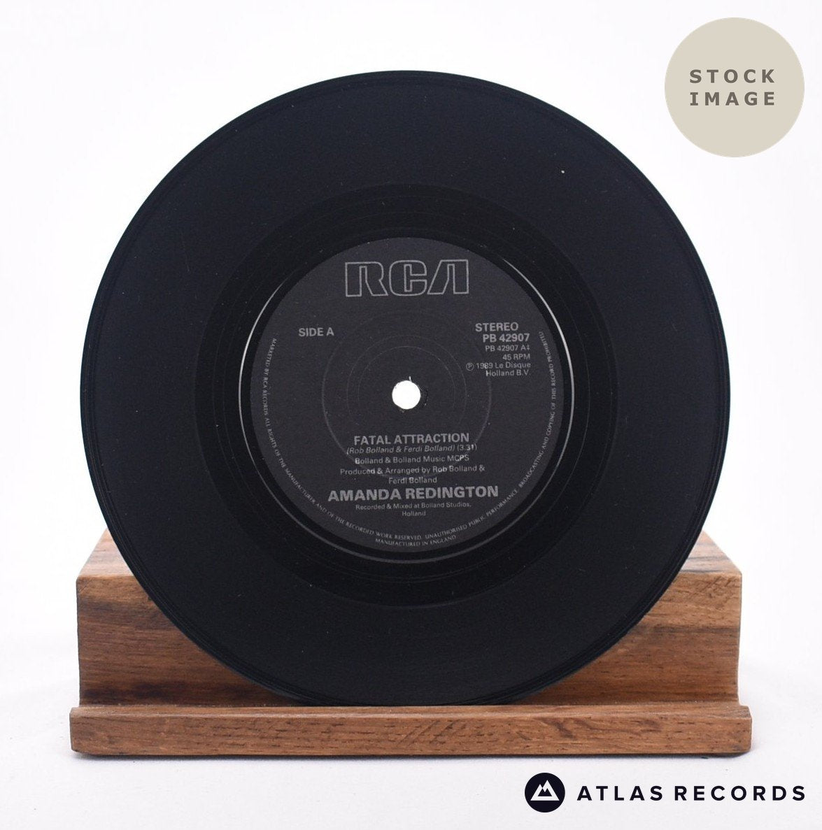 Amanda Redington - Fatal Attraction - 7" Vinyl Record