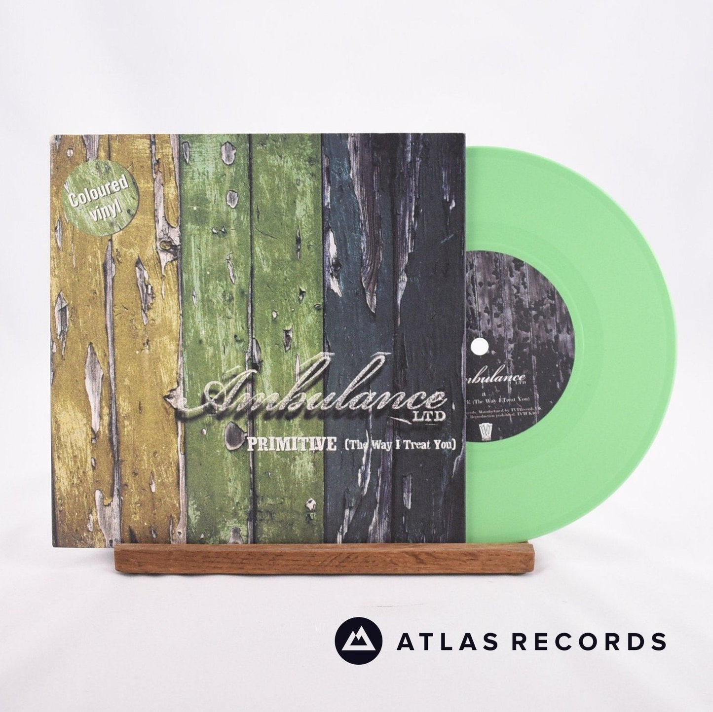 Ambulance LTD - Primitive - Green 7" Vinyl Record - NM/NM