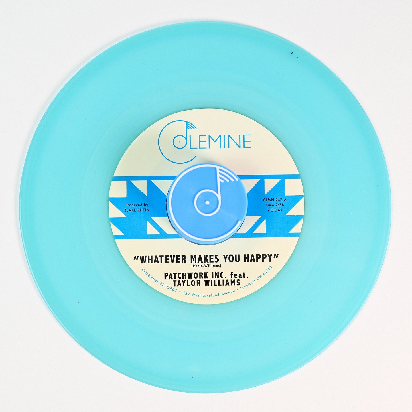 Patchwork Inc. - Whatever Makes You Happy / Last Forever [Seaglass Blue 7"]
