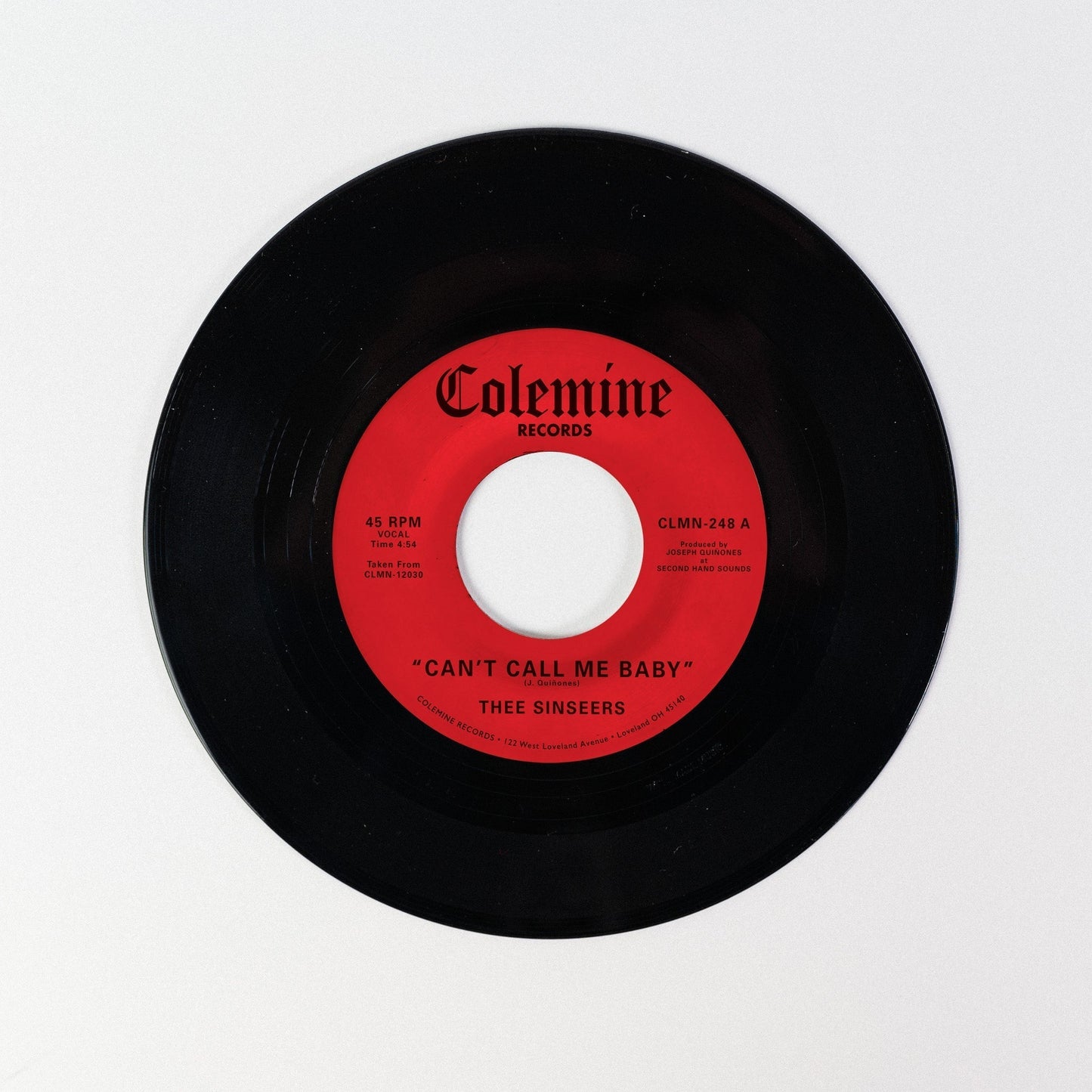 Thee Sinseers - Can’t Call Me Baby / Take A Chance [7"]