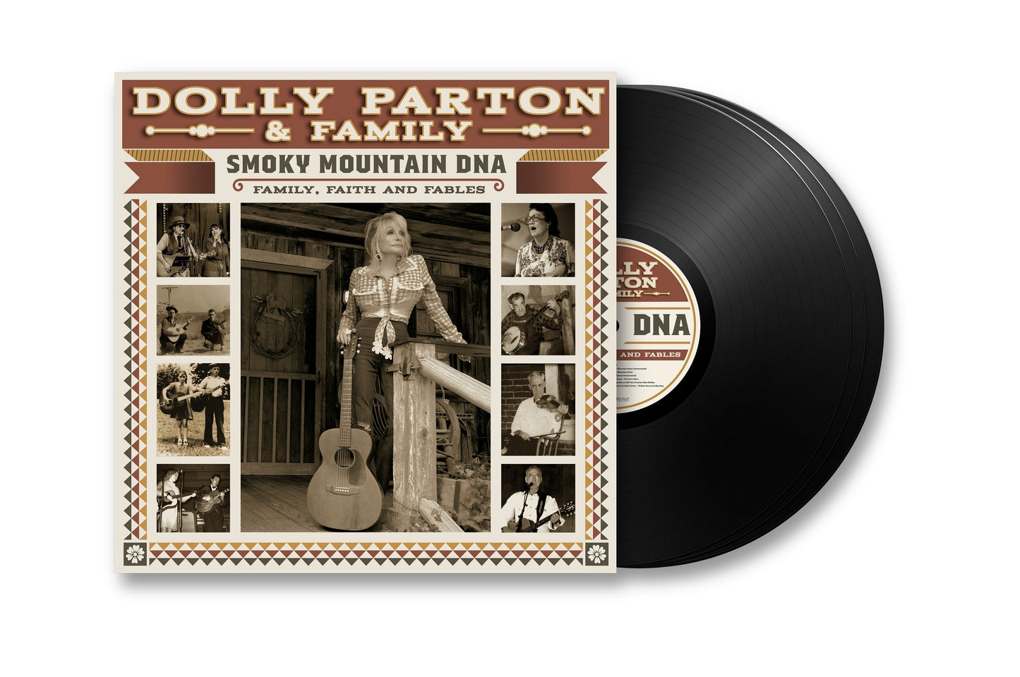 [DAMAGED] Dolly Parton & Family - Smoky Mountain DNA: Family, Faith And Fables [3-LP]