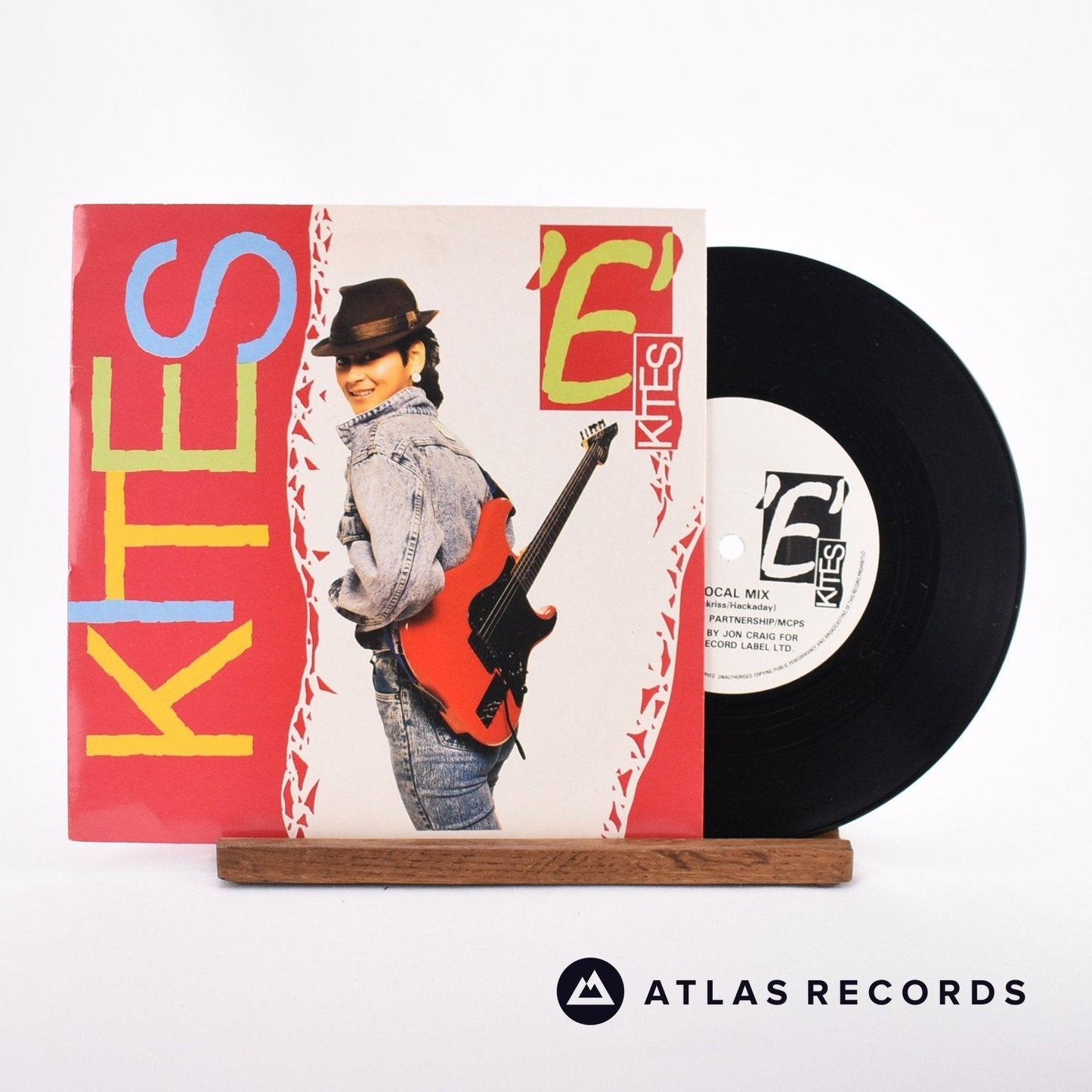 'E' - Kites - 7" Vinyl Record - EX/EX