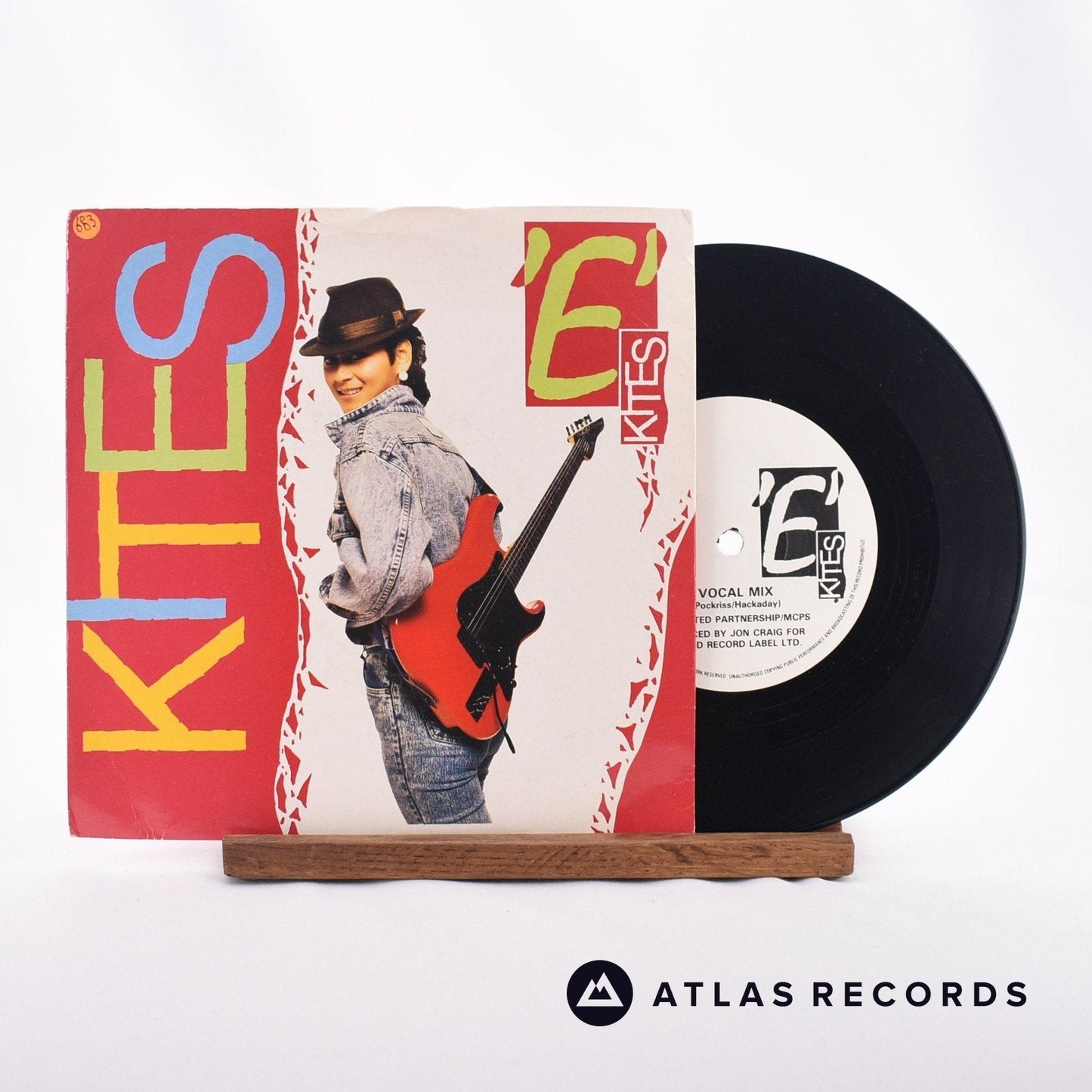 'E' - Kites - 7" Vinyl Record - VG+/VG+
