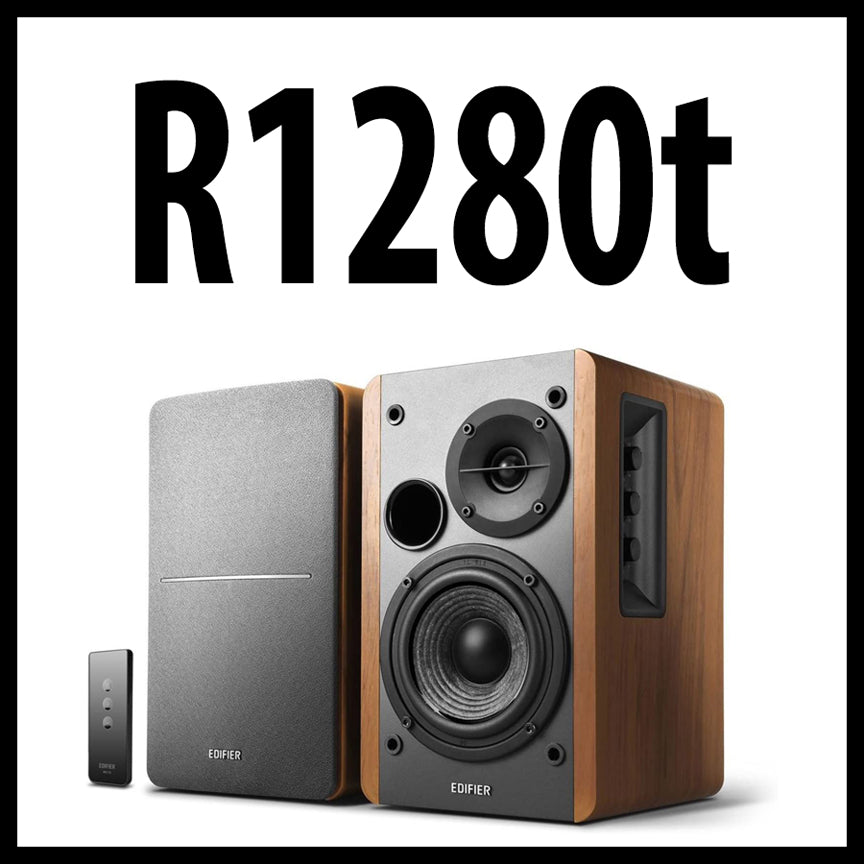 Edifier R1280T Powered Speakers - Brown - IN-STORE PICKUP ONLY