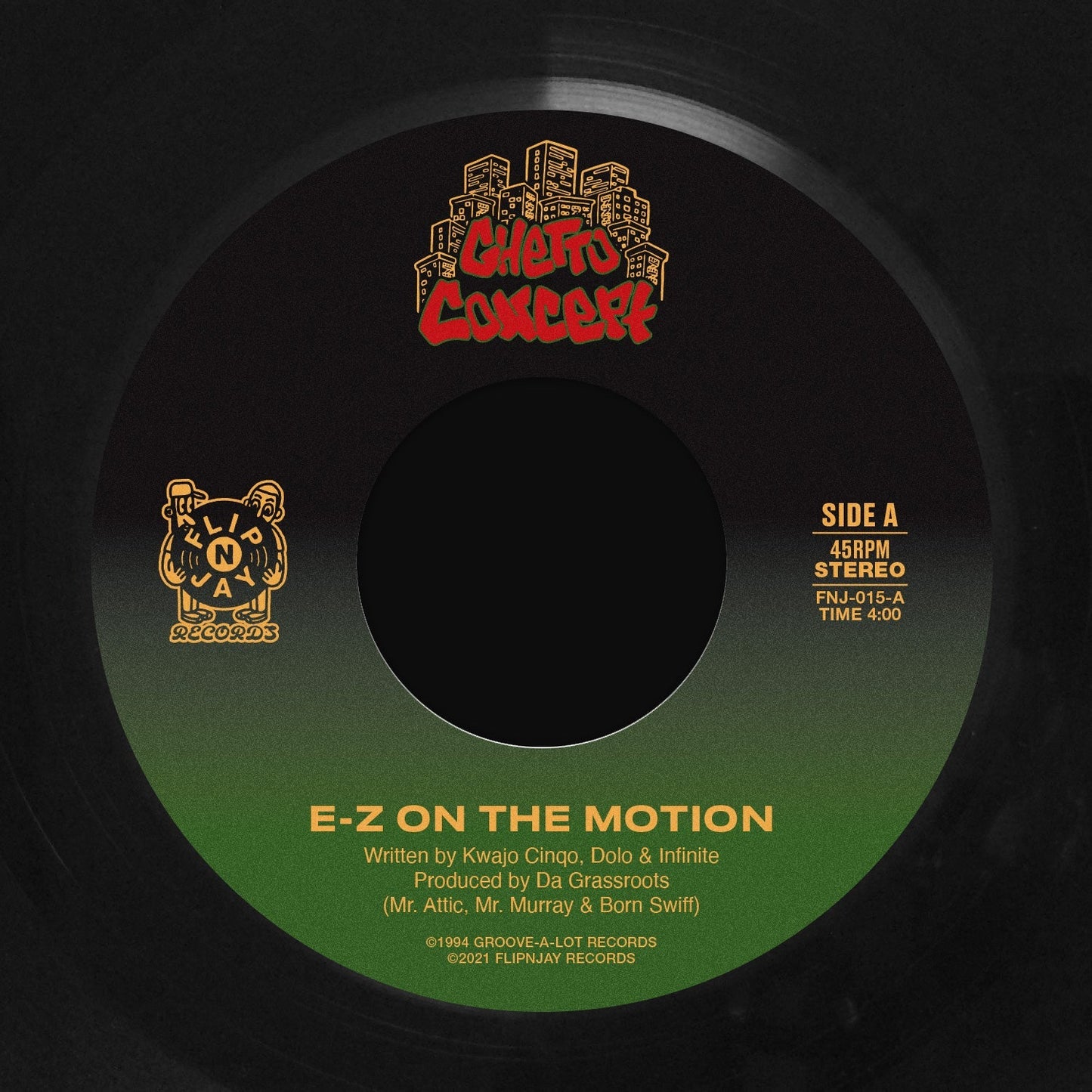 Ghetto Concept - E-Z On The Motion 7-Inch