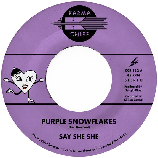 Say She She - Purple Snowflakes / This Wintertime [7" Vinyl]