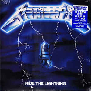 METALLICA - RIDE THE LIGHTNING VINYL