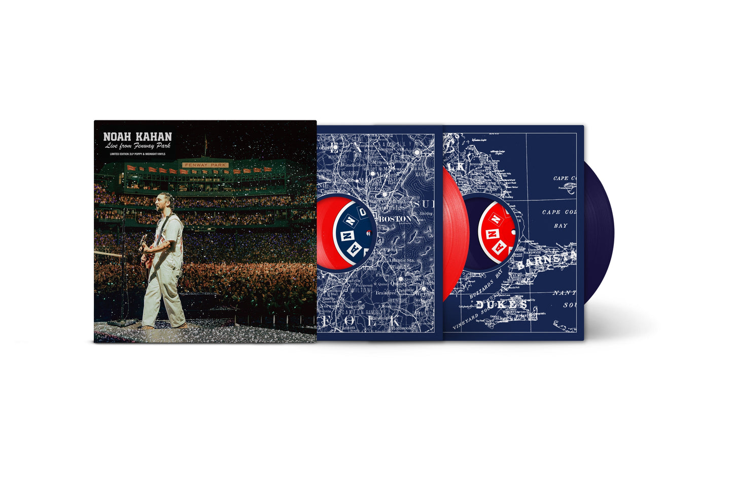Noah Kahan - Live From Fenway Park [Indie Exclusive Red/Blue Vinyl 2LP]