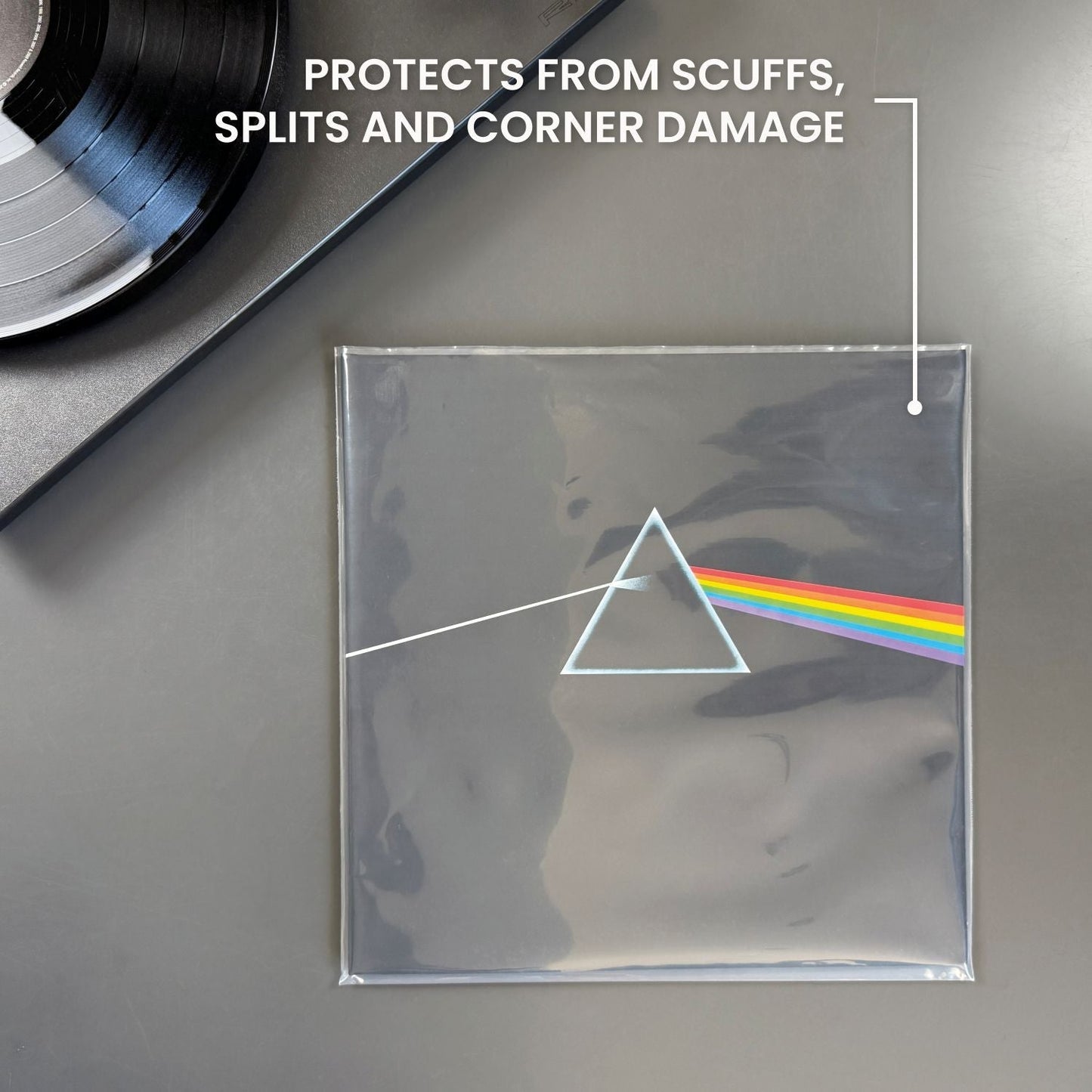 12" LP Polythene Record Sleeves (50 Pack)