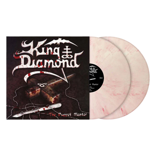 King Diamond - The Puppet Master [White Red Marbled Vinyl]