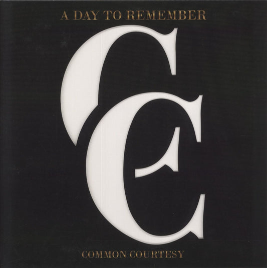 A Day To Remember Common Courtesy - Green / Black Marble Vinyl UK 2-LP vinyl set