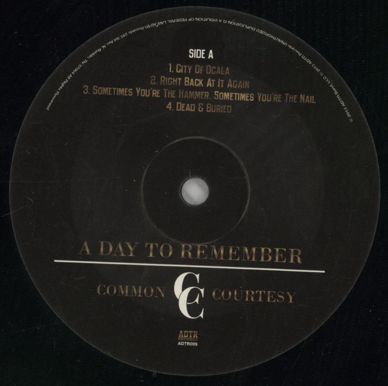A Day To Remember Common Courtesy - Green / Black Marble Vinyl UK 2-LP vinyl set