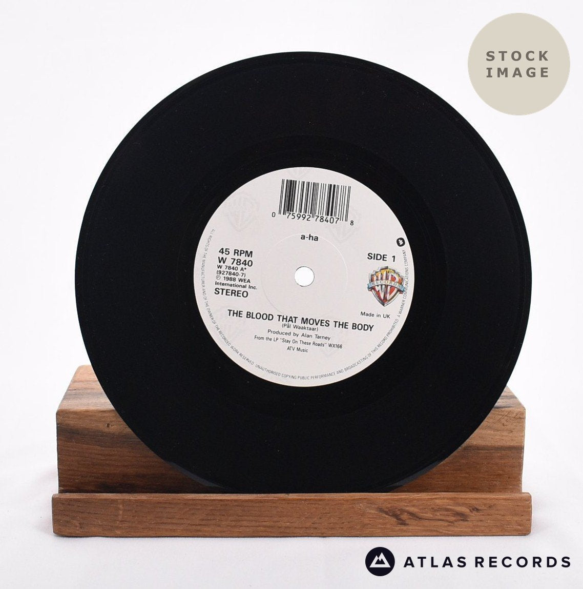 a-ha - The Blood That Moves The Body - 7" Vinyl Record