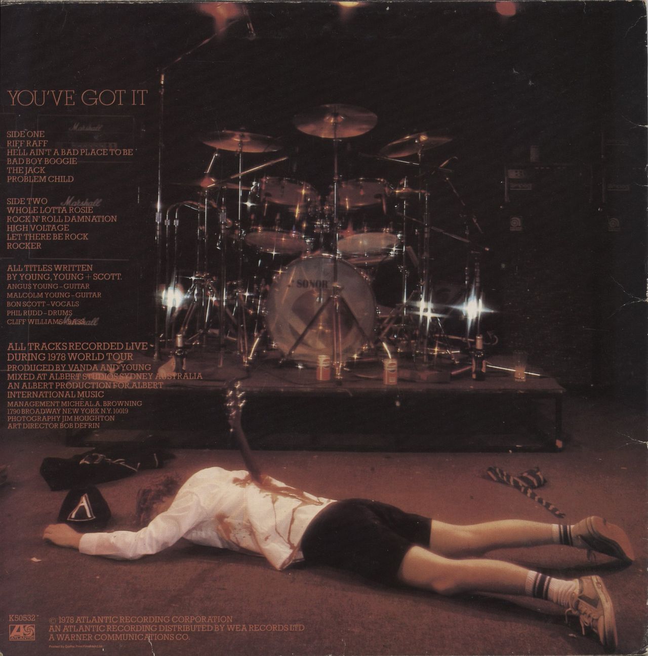 AC/DC If You Want Blood You've Got It - VG Sleeve UK Vinyl LP